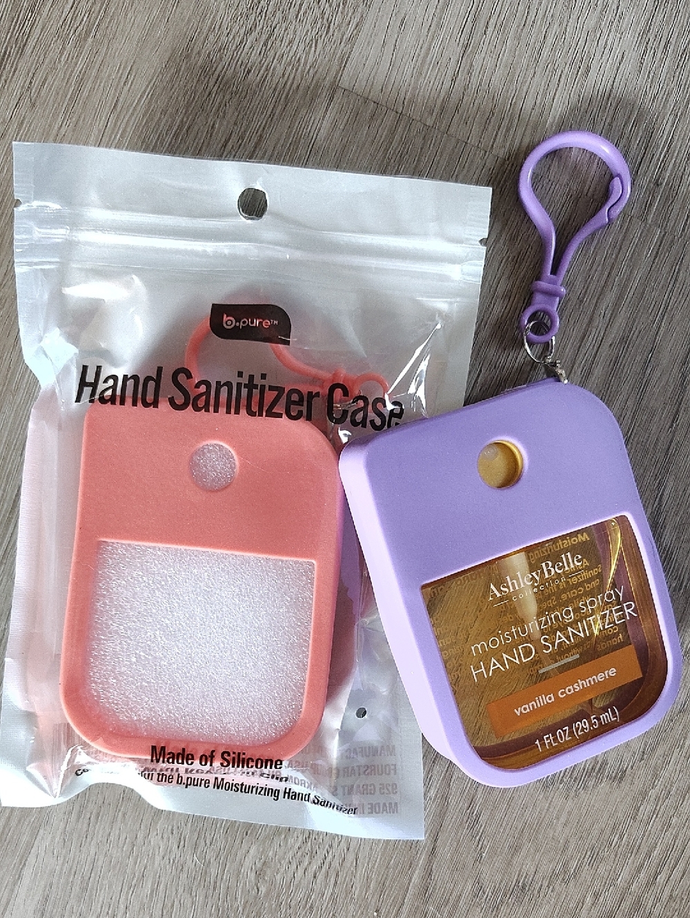 3/$10🆕Case with Clip For Hand Sanitizer- Coral Pink